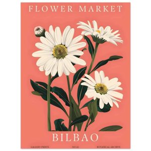 Artfulprints Poster Flower market – Bilbao – 30×40 cm – Roze Artfulprints Poster Flower market – Bilbao – 30×40 cm – Roze