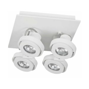 Artdelight spot Meist – 4 lichts – 23 x 15 cm – wit Artdelight spot Meist – 4 lichts – 23 x 15 cm – wit