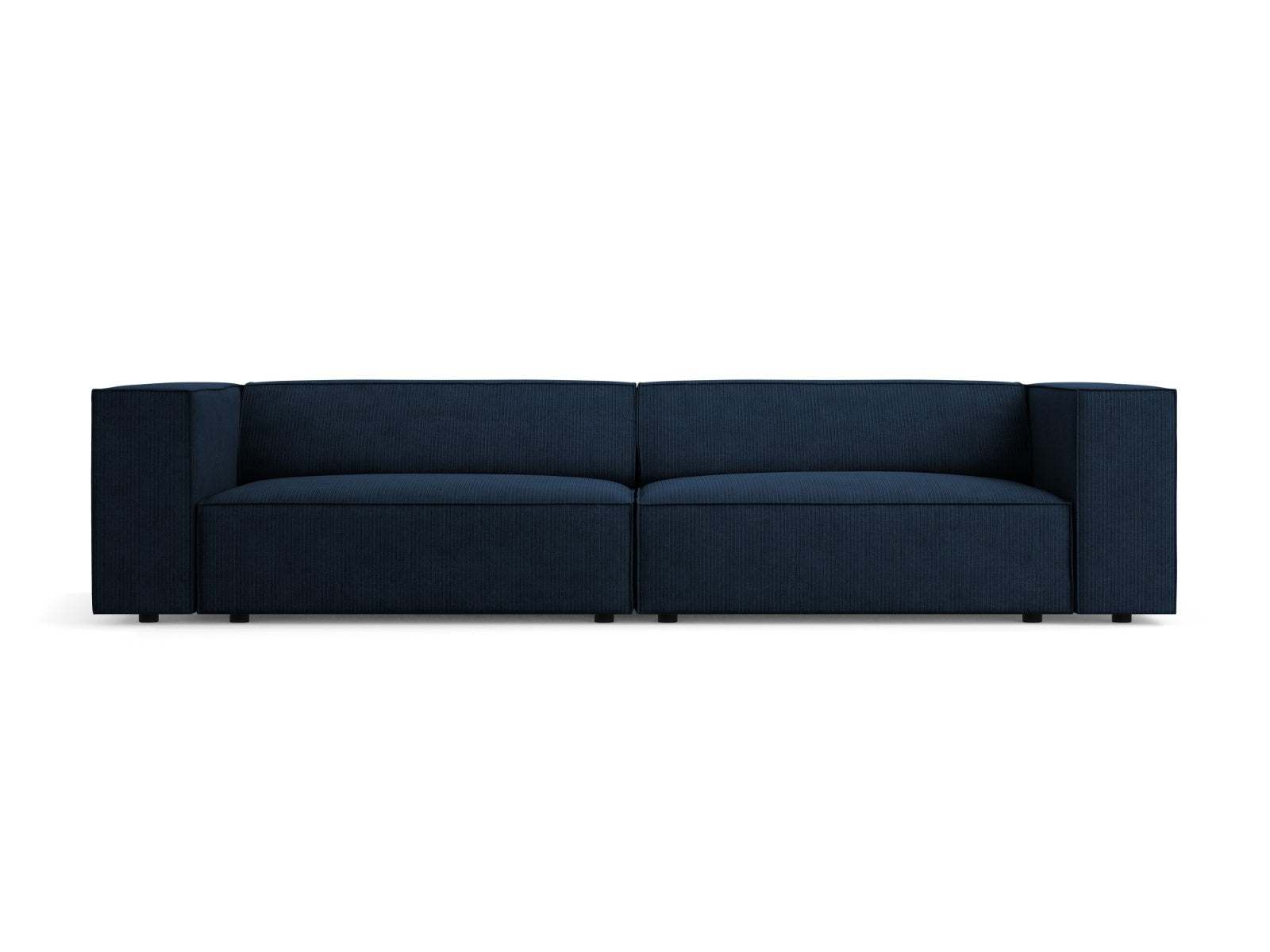 Cosmopolitan Design Bank Arendal 4-zits, chenille met ribbeleffect, ko