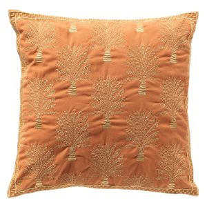 CYCAS – sierkussen 45×45 cm – boommotief – Carnelian – oranje CYCAS – sierkussen 45×45 cm – boommotief – Carnelian – oranje
