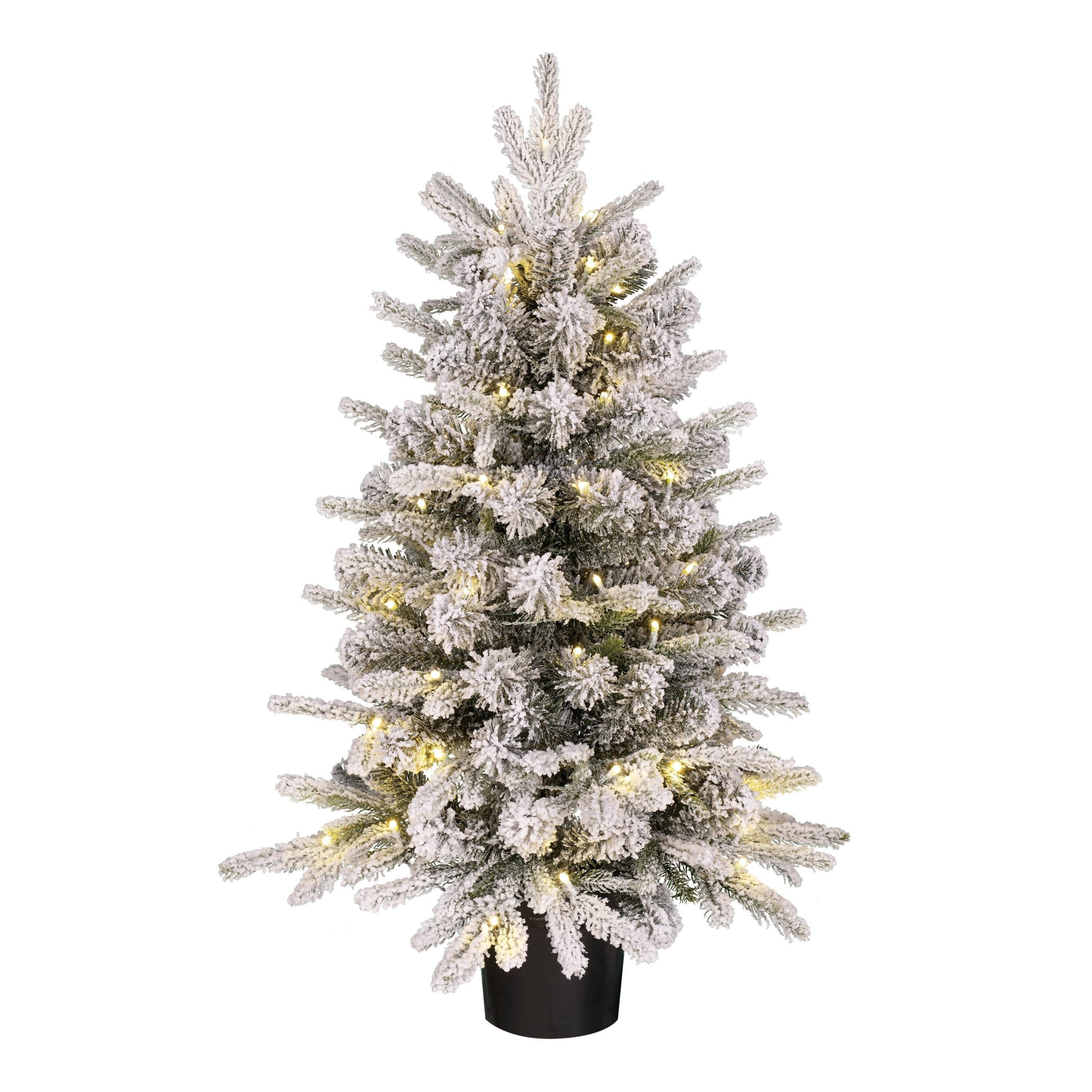 Black Box Trees Grimshaw Kerstboom met Verlichting in Pot - Kerst Boom