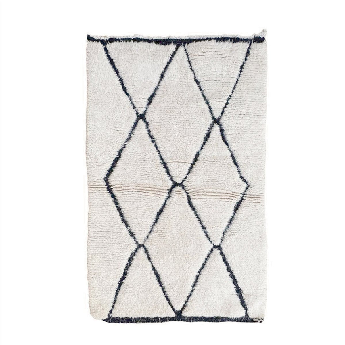 AFK Living vloerkleed Berber - handgemaakt - Wol - 103 x 167 cm