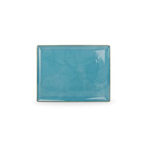 Bonbistro – Plat bord 31x24cm blauw Collect – Set van 6 Bonbistro – Plat bord 31x24cm blauw Collect – Set van 6