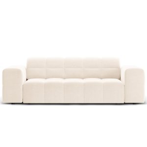 Cosmopolitan Design Bank Chicago 2-zits, chenille lichtbeige – 102×178