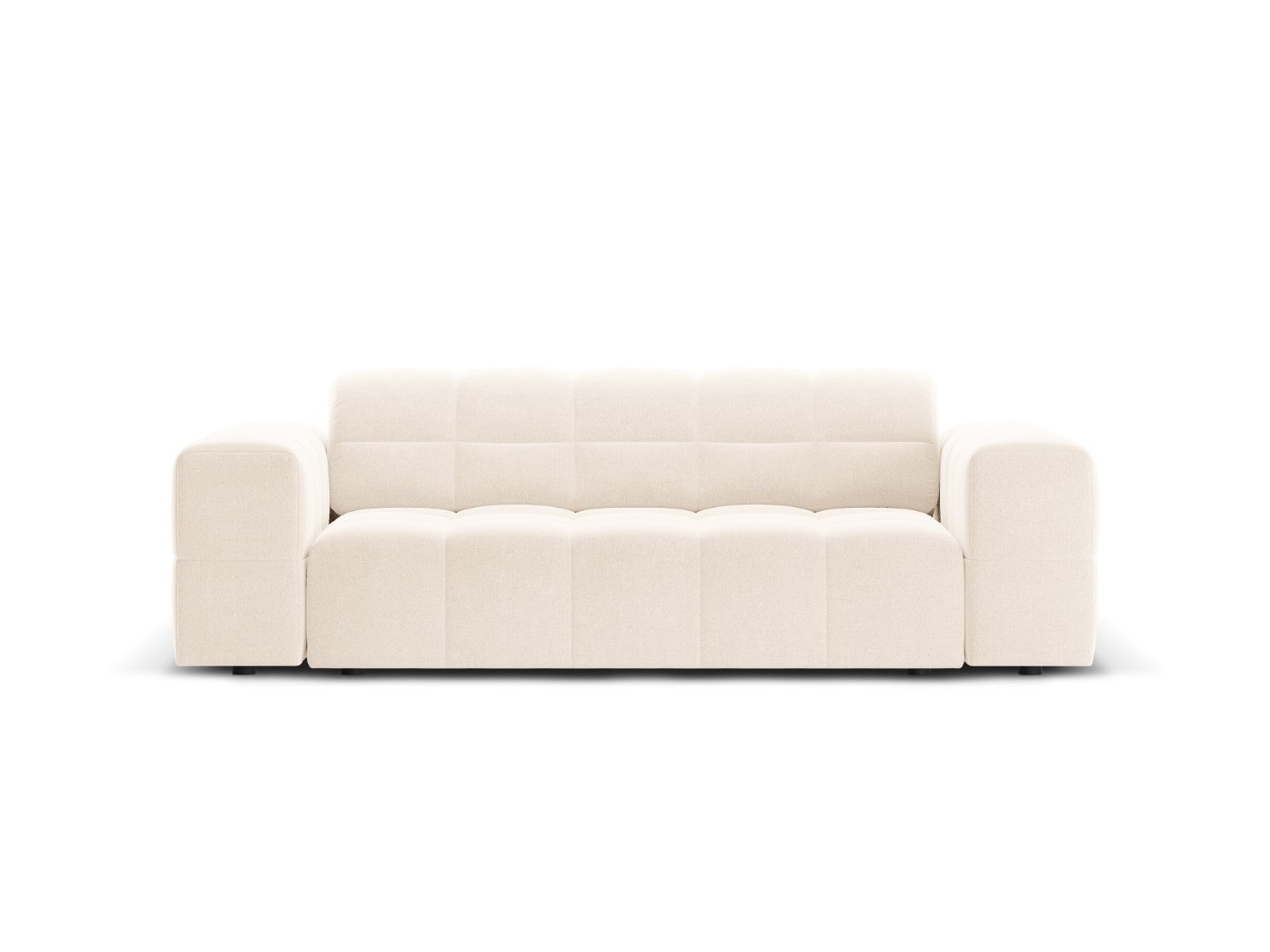 Cosmopolitan Design Bank Chicago 2-zits, chenille lichtbeige - 102x178