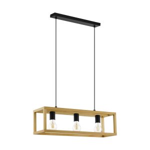 EGLO blackcrown 1 hanglamp Blackcrown 1 – e27 – 70 cm – zwart/bruin EGLO blackcrown 1 hanglamp Blackcrown 1 – e27 – 70 cm – zwart/bruin