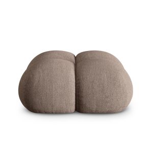 Cosmopolitan Design Poef Loretto structurele stof cappuccino – 90x90x4 Cosmopolitan Design Poef Loretto structurele stof cappuccino – 90x90x4