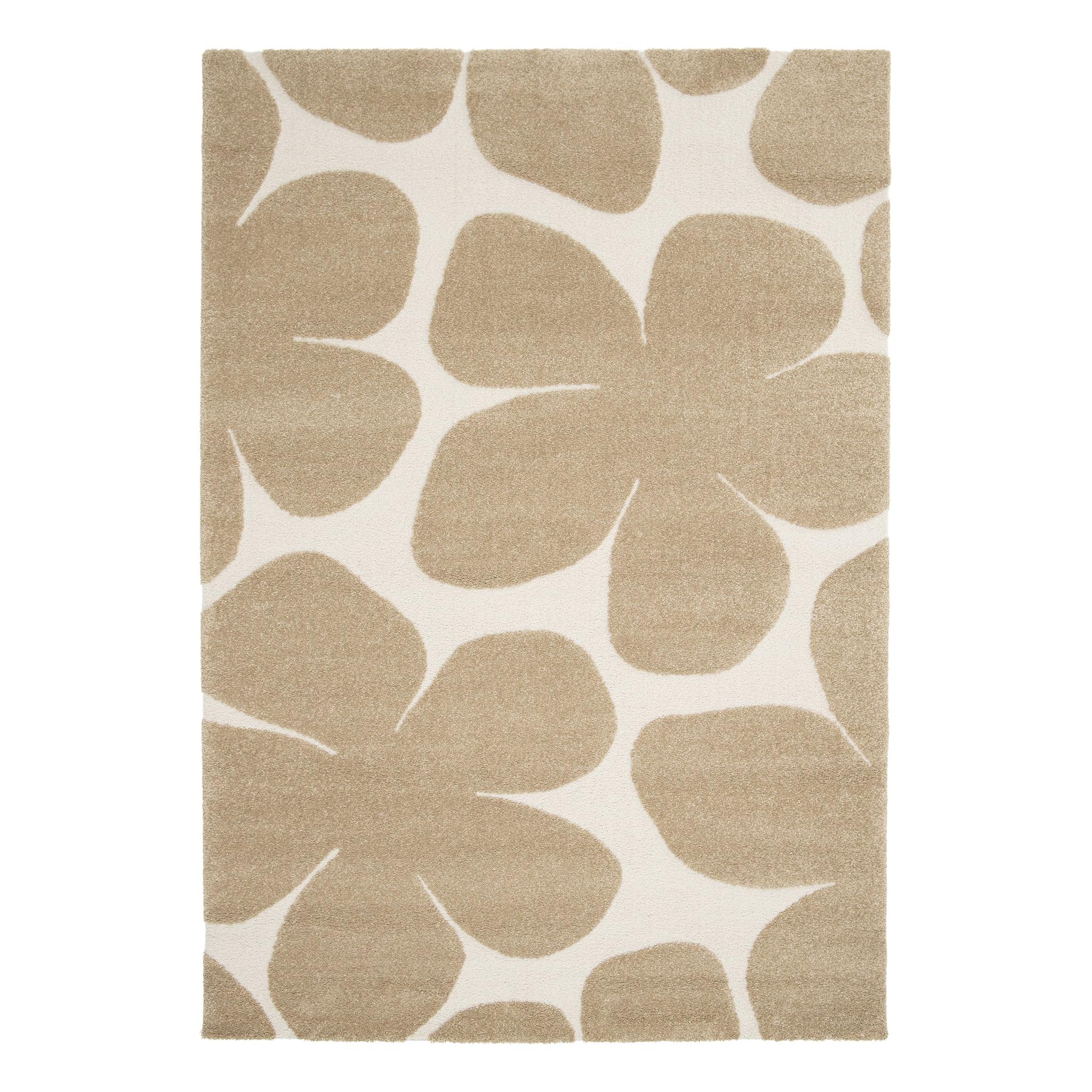 AFK Living vloerkleed Blossom - reliëfeffect - kastanje - 160 x 230 cm