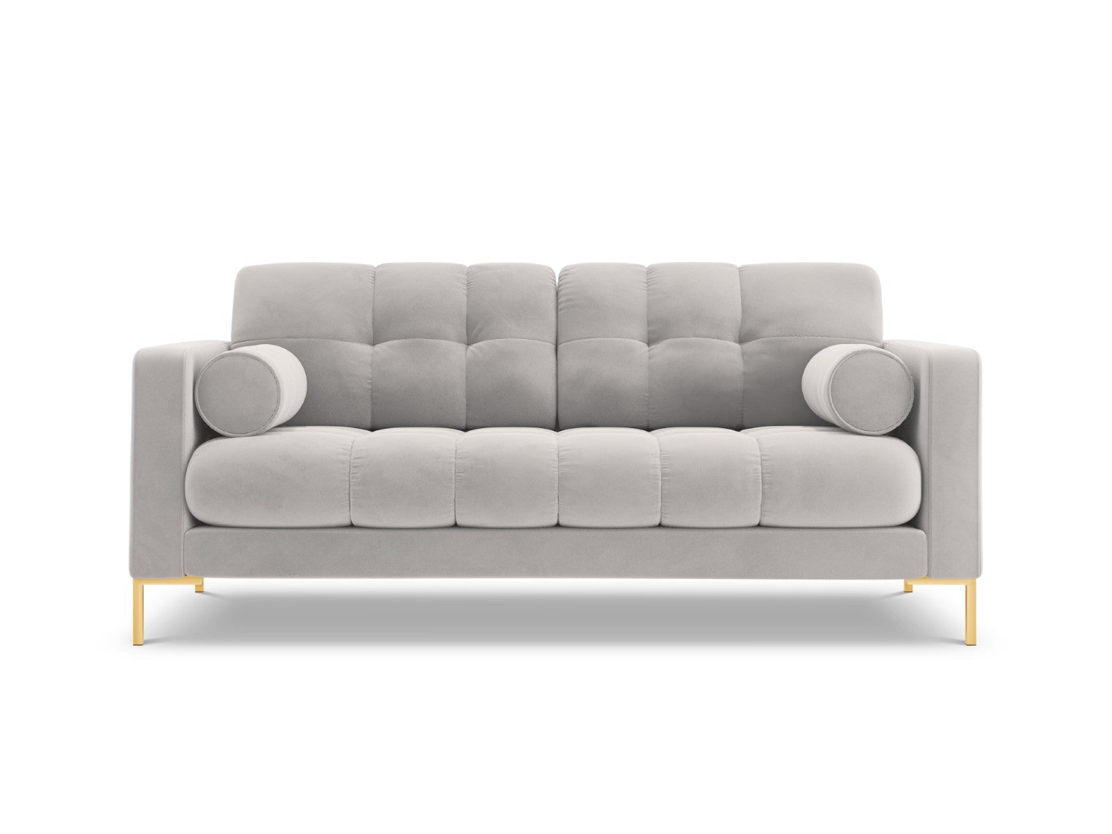 Cosmopolitan Design Bank Bali 2-zits, flueel, geld - 96x152x75cm