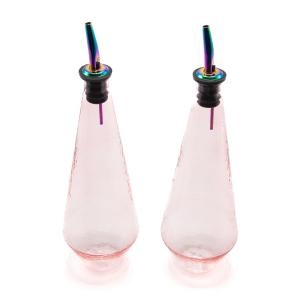 Brût Homeware, Olie / Azijn set Claude, roze Brût Homeware, Olie / Azijn set Claude, roze