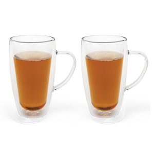 Bredemeijer -Dubbelwandig glas koffie/thee 320ml s/2 Bredemeijer -Dubbelwandig glas koffie/thee 320ml s/2