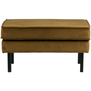 WOOOD hocker op poten Rodeo – Velvet – Honing Geel – 45x84x54 WOOOD hocker op poten Rodeo – Velvet – Honing Geel – 45x84x54