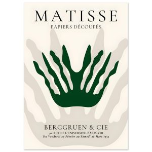 Artfulprints Poster Matisse – Sea crown – A4 21×29.7 cm – Grijs Artfulprints Poster Matisse – Sea crown – A4 21×29.7 cm – Grijs