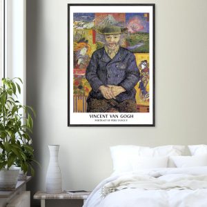 Artfulprints Poster Vincent van Gogh – Portrait of Père Tanguy – 70×10 Artfulprints Poster Vincent van Gogh – Portrait of Père Tanguy – 70×10