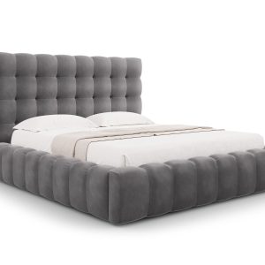 Cosmopolitan Design Opbergbed met hoofdeinde Bali 160x200cm, flueel, g Cosmopolitan Design Opbergbed met hoofdeinde Bali 160x200cm, flueel, g