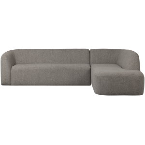 WOOOD hoekbank rechts Sloping – Chenille – Grijs Melange WOOOD hoekbank rechts Sloping – Chenille – Grijs Melange