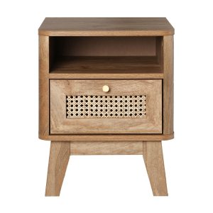 Calicosy – PALMO Nachtkastje – Licht hout – 39x39x49 cm Calicosy – PALMO Nachtkastje – Licht hout – 39x39x49 cm