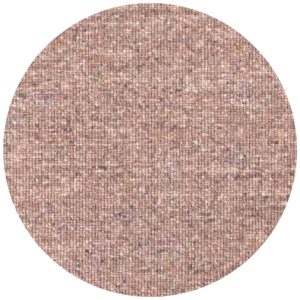 DÉJA Living Vloerkleed Bela – Rond Taupe Wol – Ø240cm