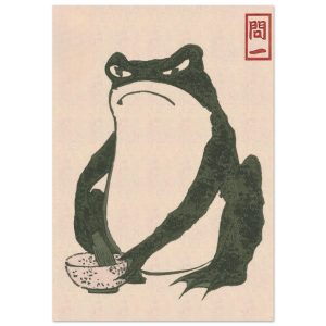 Artfulprints Poster Matsumoto Hoji – Frog I – 70×100 cm – Groen Artfulprints Poster Matsumoto Hoji – Frog I – 70×100 cm – Groen