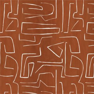 Catchii Behang Curvy waves Tuscan Red Catchii Behang Curvy waves Tuscan Red