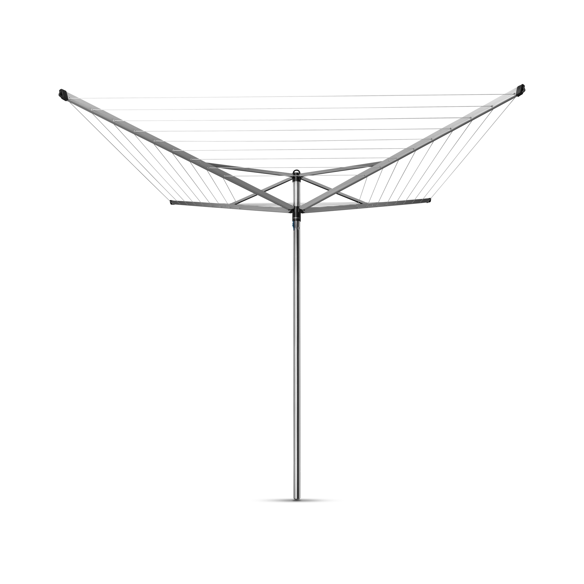 Brabantia Droogmolen Topspinner, 50 meter met metalen grondanker, door