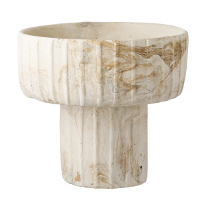 Artichok Hiba Vaas Bruin/Beige – Ø 21 x 19 cm Artichok Hiba Vaas Bruin/Beige – Ø 21 x 19 cm