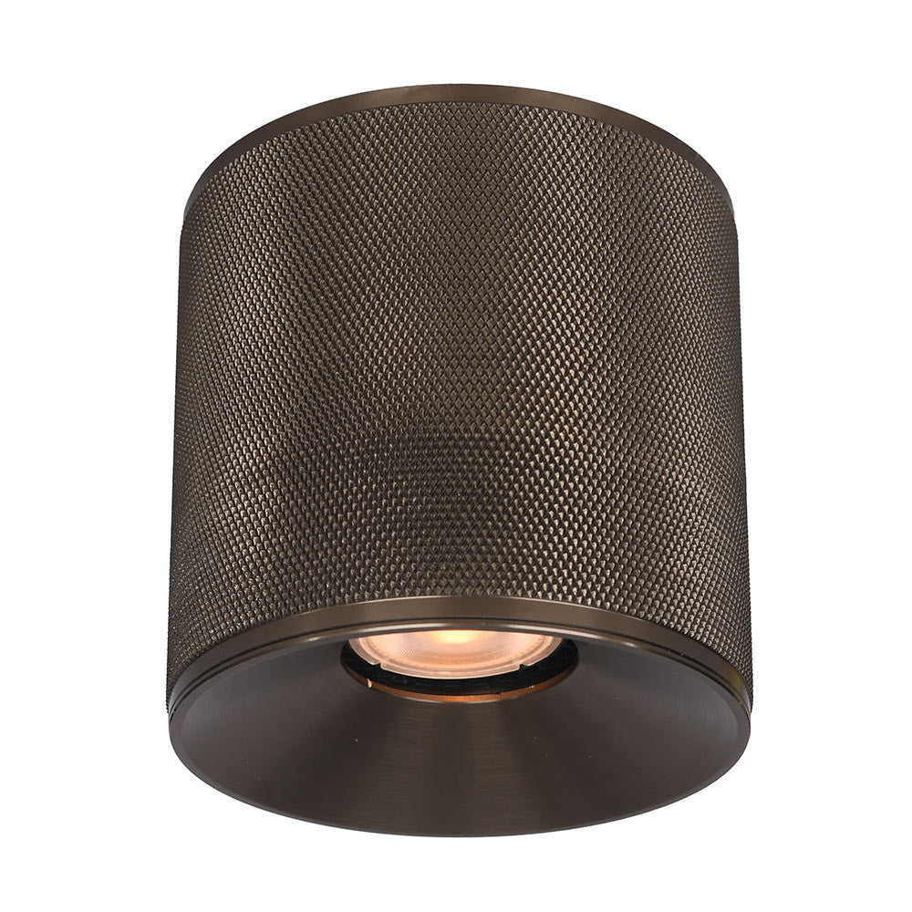 Artdelight plafondlamp Costa - 1 lichts - 10.5 x 10 cm - brons