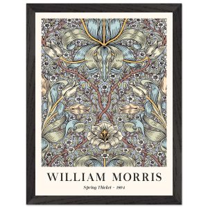 Artfulprints Poster met Lijst William Morris – Spring thicket 1884 – 3 Artfulprints Poster met Lijst William Morris – Spring thicket 1884 – 3