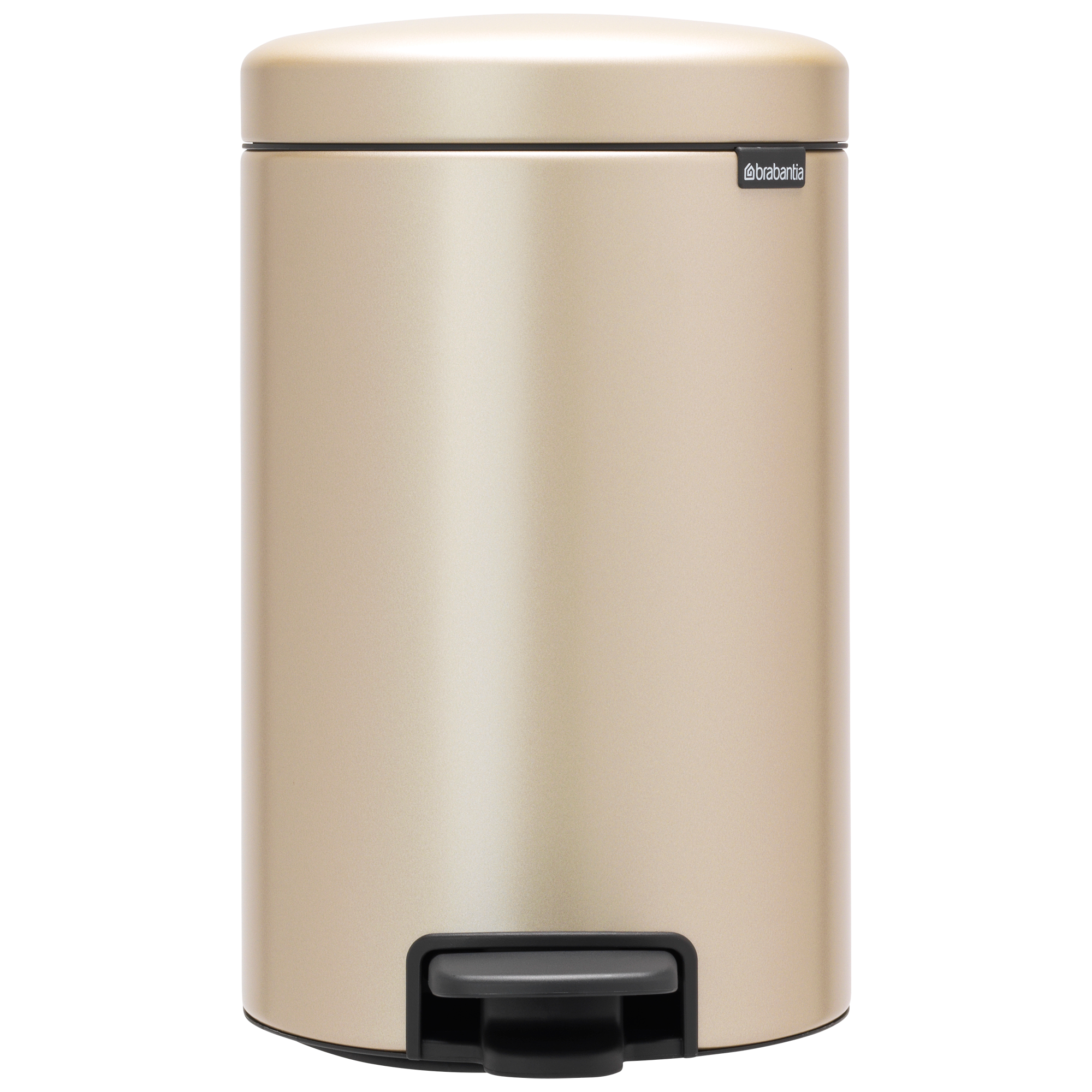 Brabantia NewIcon Pedaalemmer, 12 liter, kunststof binnenemmer - Metal