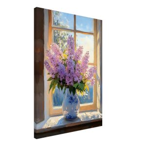 Artfulprints Canvas Golden hour blossoms canvas – 50×70 cm – Paars Artfulprints Canvas Golden hour blossoms canvas – 50×70 cm – Paars