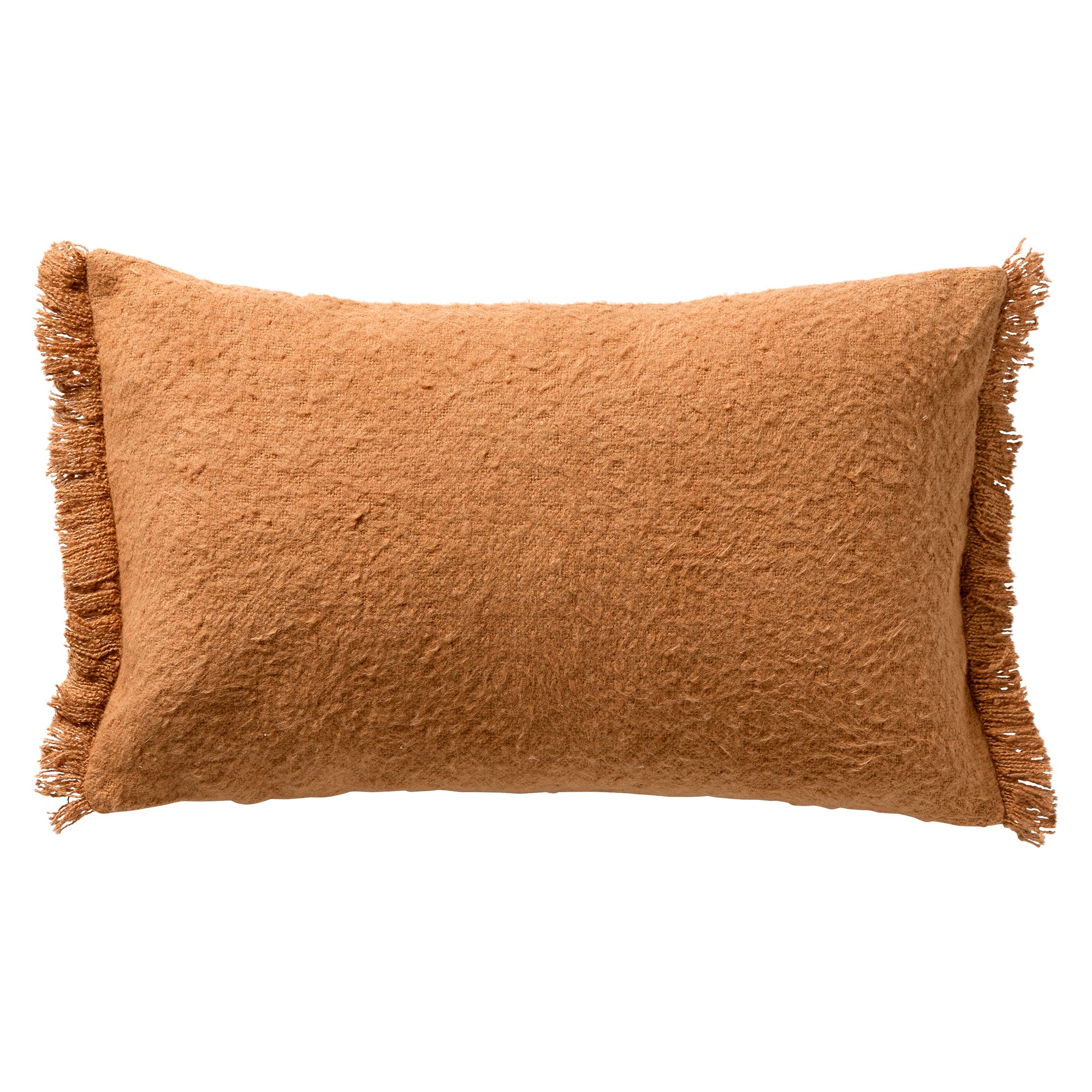 LASSE - sierkussen 30x50 cm - 100% katoen - duurzaam - Tobacco Brown -
