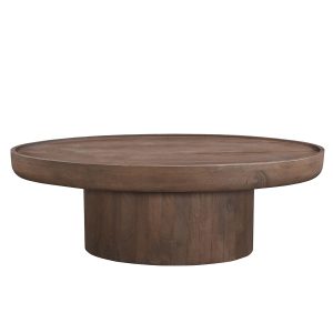 DÉJA Living Salontafel Sola Ovaal – Mangohout – Donkerbruin – 120x65x3 DÉJA Living Salontafel Sola Ovaal – Mangohout – Donkerbruin – 120x65x3