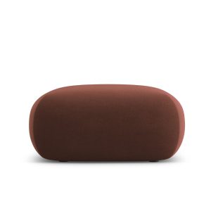 Cosmopolitan Design Poef Nolio flueel leer – 75x75x36cm Cosmopolitan Design Poef Nolio flueel leer – 75x75x36cm
