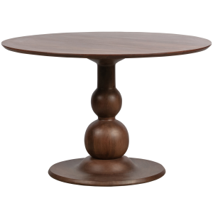 WOOOD eettafel Blanco- Mangohout – Walnoot – 75x120x120