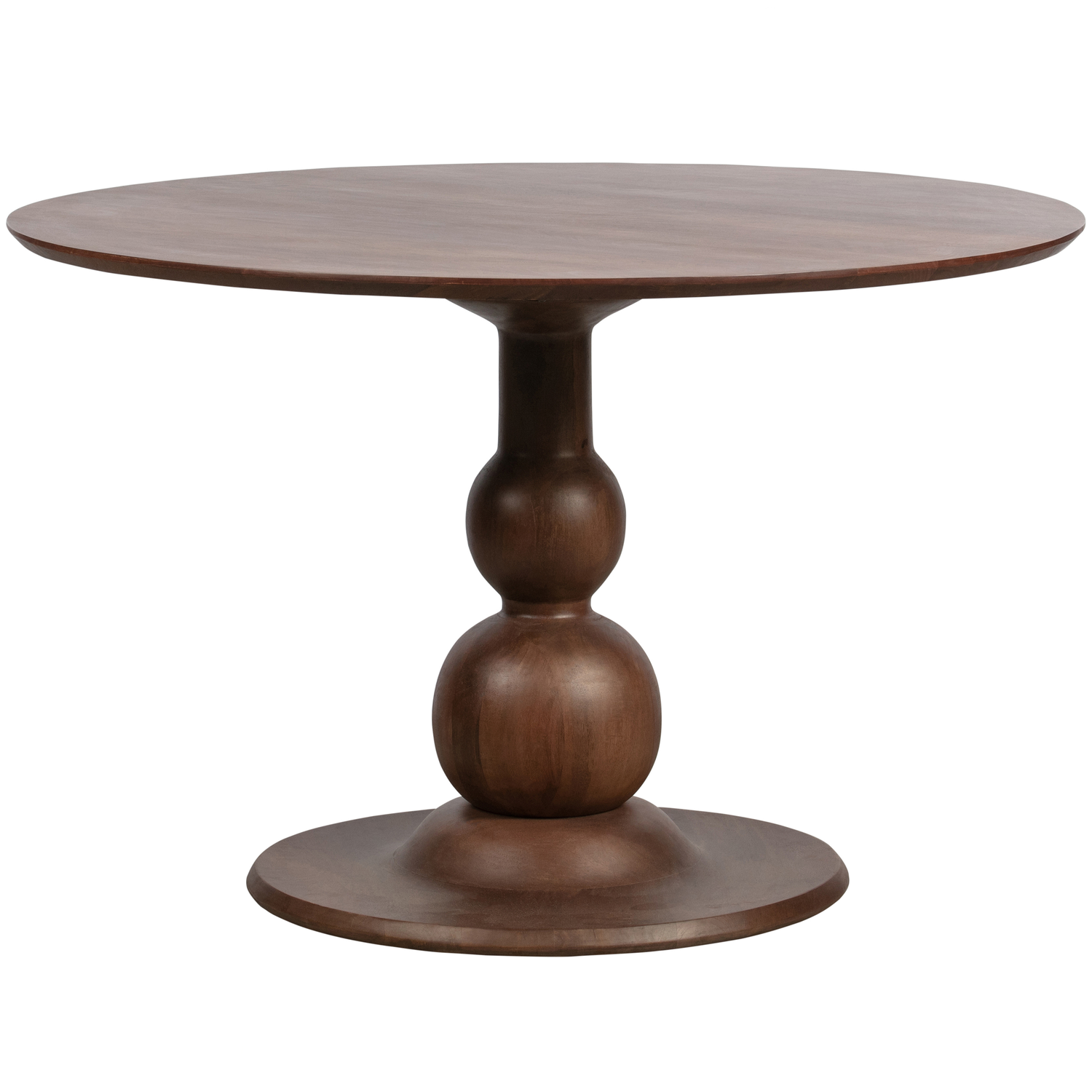 WOOOD eettafel Blanco- Mangohout - Walnoot - 75x120x120