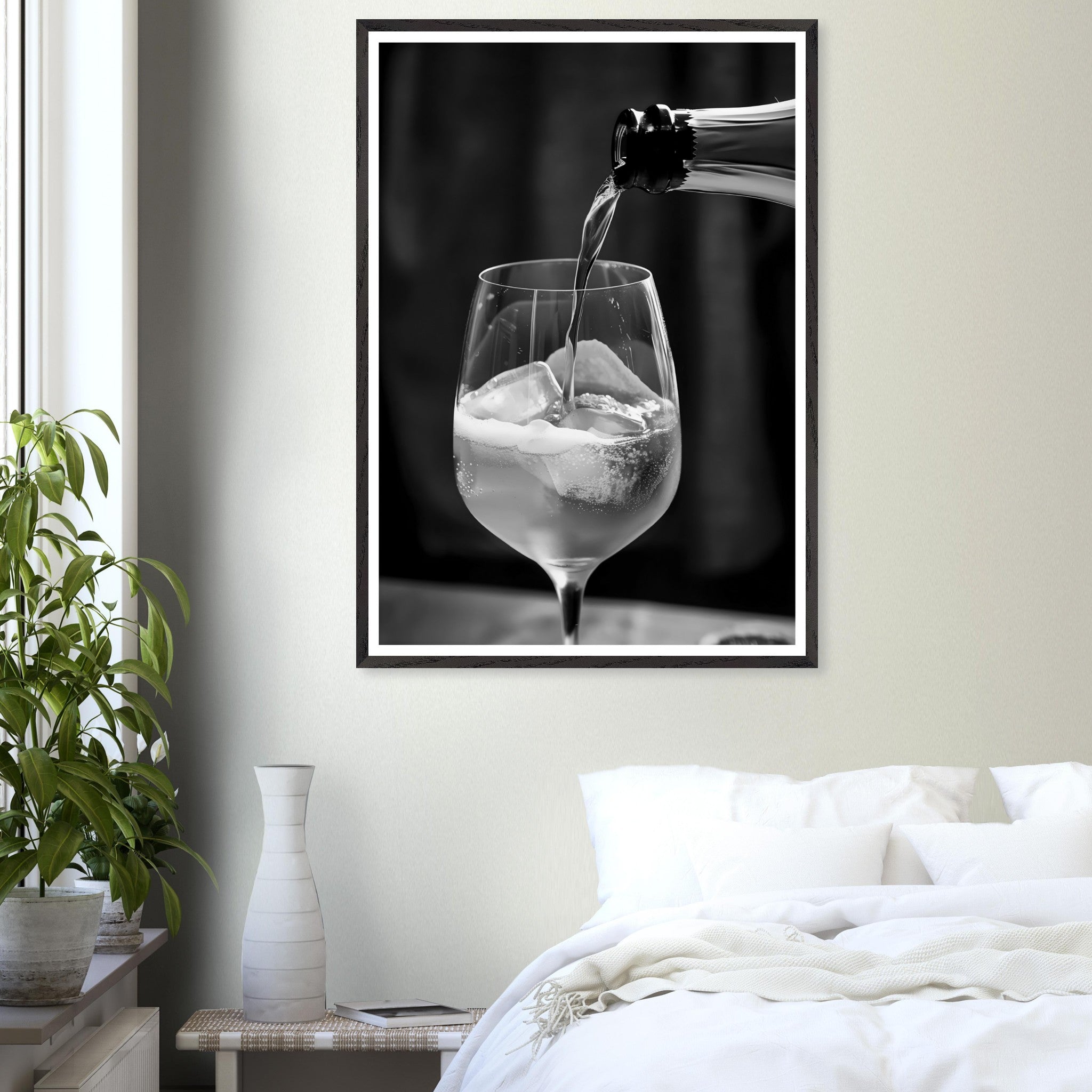Artfulprints Poster Aperol Spritz - Lifestyle black-white - 70x100 cm