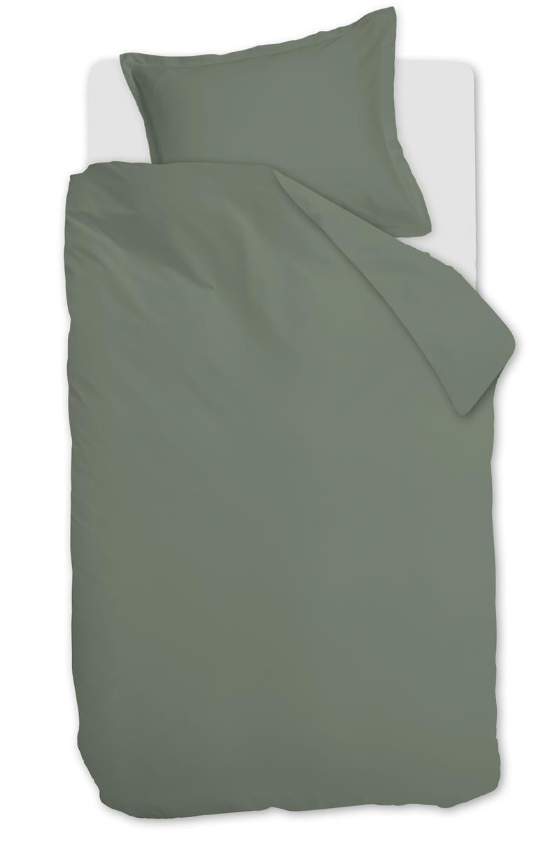 Ambiante Bamboo Uni dekbedovertrek - Effen - Eenpersoons - 140x200/220