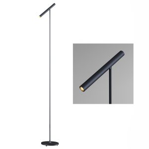 Artdelight vloerlamp Kansas – 1 lichts – 25 x 140 cm – zwart Artdelight vloerlamp Kansas – 1 lichts – 25 x 140 cm – zwart