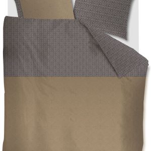Beddinghouse Dekbedovertrek Anani – 240 x 200/220 cm – Taupe