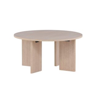 BRAM Salontafel Pantano – ø80 cm – Whitewash