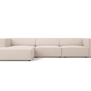 Cosmopolitan Design linker hoekbank Arendal 4-zits, chenille, beige –