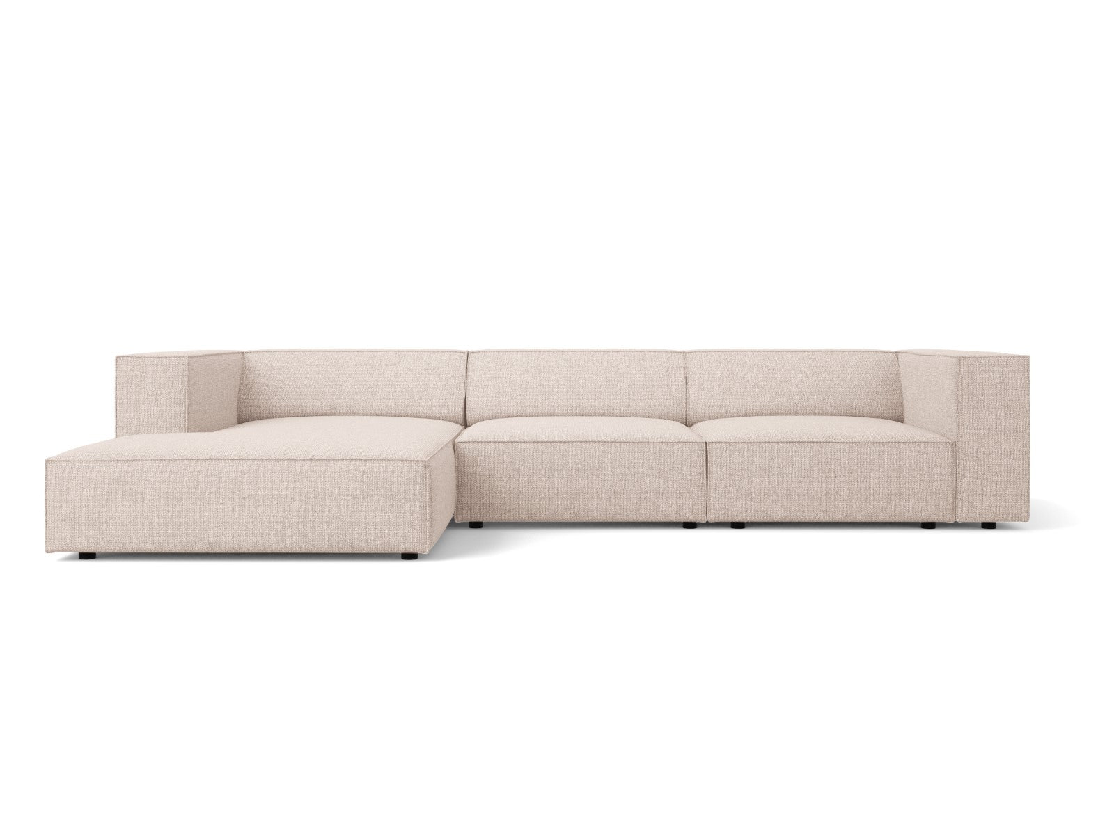 Cosmopolitan Design linker hoekbank Arendal 4-zits, chenille, beige -