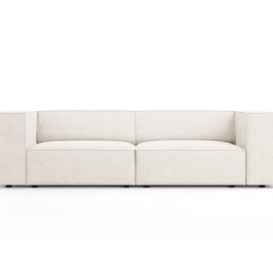 Cosmopolitan Design Bank Arendal 3-zits, chenille met ribbeleffect, iv Cosmopolitan Design Bank Arendal 3-zits, chenille met ribbeleffect, iv