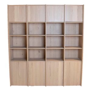 DÉJA Living Wandkast Soria – Naturel Eiken – 180x40x200cm DÉJA Living Wandkast Soria – Naturel Eiken – 180x40x200cm