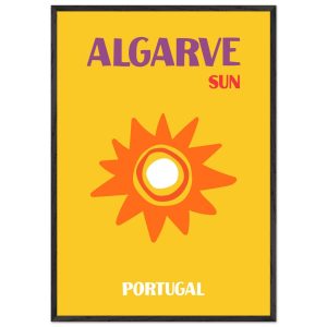 Artfulprints Poster met Lijst Portugal – Algarve – 70×100 cm – Geel Artfulprints Poster met Lijst Portugal – Algarve – 70×100 cm – Geel