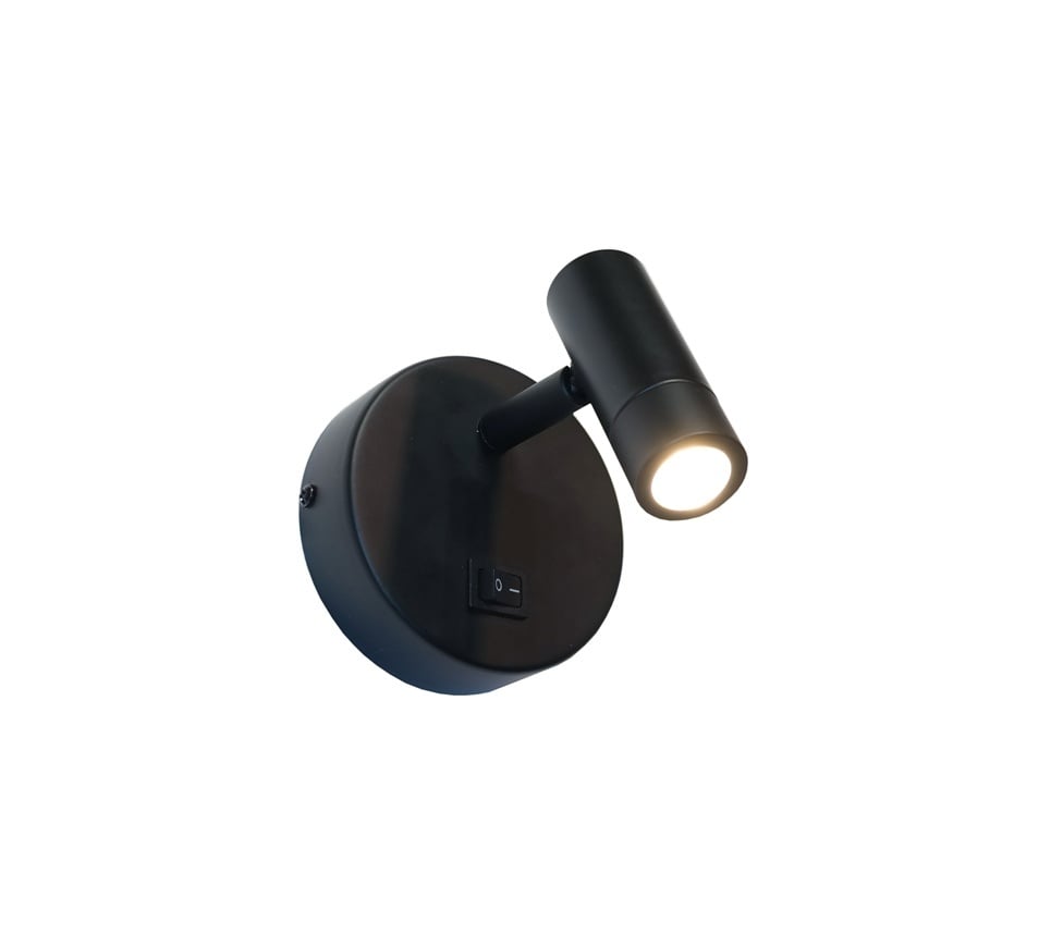 Artdelight wandlamp Simply - 1 lichts - 11 x 11 cm - zwart