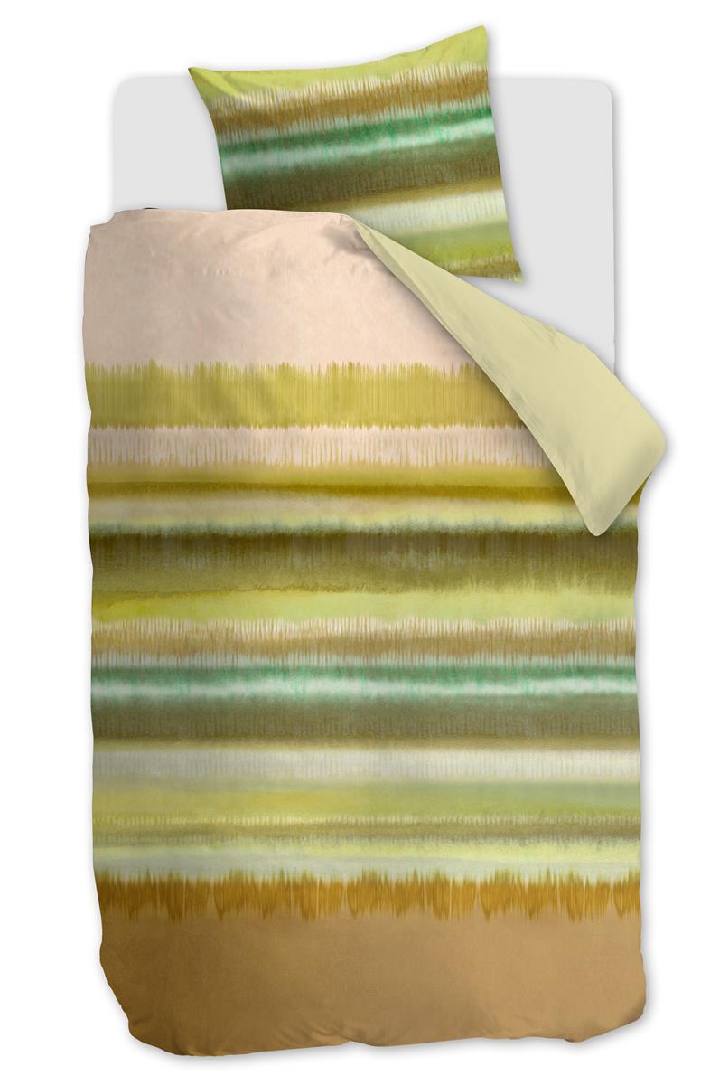 Beddinghouse Hila dekbedovertrek - Eenpersoons - 140x200/220 cm - Groe