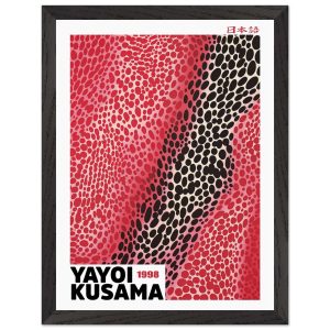 Artfulprints Poster met Lijst Yayoi Kusama – Red sensation – 30×40 cm Artfulprints Poster met Lijst Yayoi Kusama – Red sensation – 30×40 cm