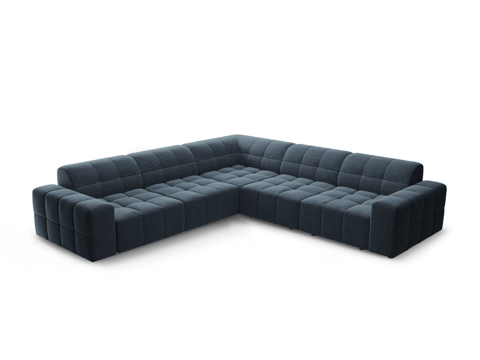 Cosmopolitan Design Symmetrische hoekbank CHICAGO 4-zits, chenille kon
