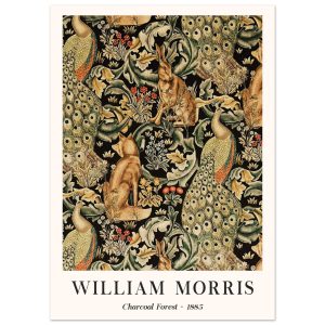 Artfulprints Poster William Morris – Charcoal forrest – 50×70 cm – Don Artfulprints Poster William Morris – Charcoal forrest – 50×70 cm – Don